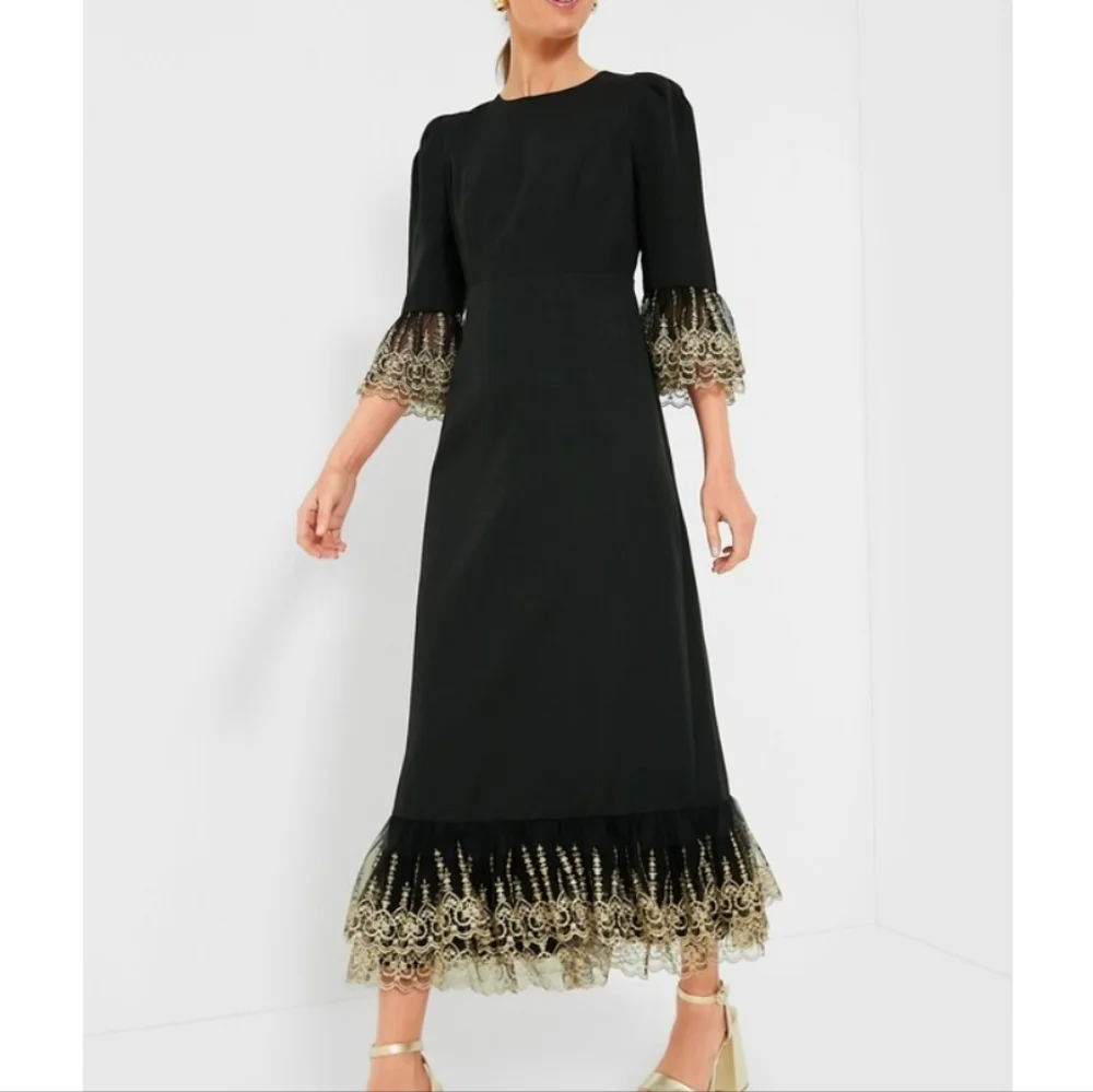 Pomander Place Black Lillith Dress Numerous Sizes - Picture 1 of 10